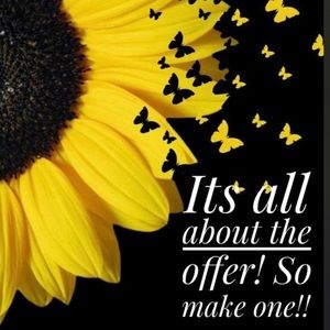 I’m open to offers!